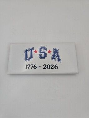 USA 250th Birthday Magnet 1776 2026 Handmade Patriotic Fridge Magnet